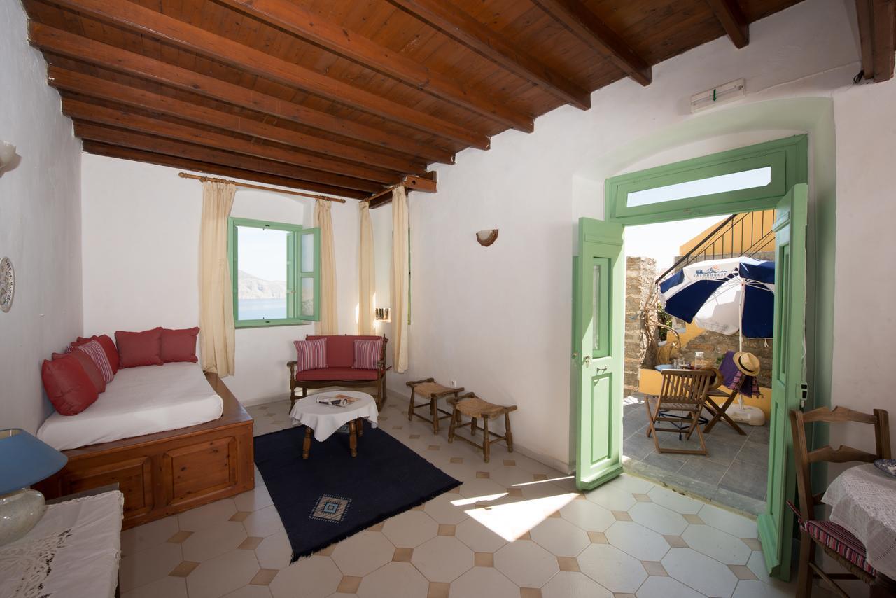 Kyklameno Apartment Symi Bagian luar foto